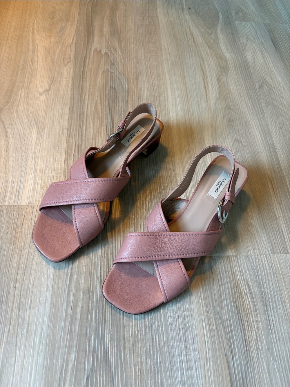 L.K Bennett London Noah leather sandals - size 10